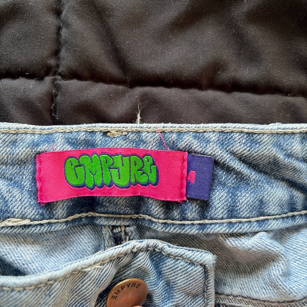 Empyre Blue Denim Jacket with Pink Label